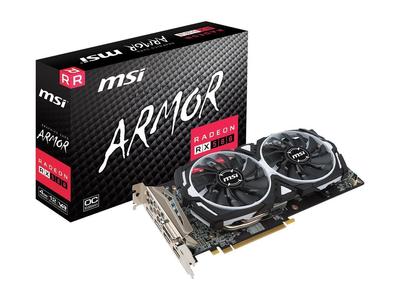 MSI AMD Radeon RX 580 ARMOR 4G OC Graphics Card Ethereum GPU Mining
