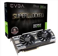 EVGA GeForce GTX 1070 SC 8GB GDDR5 SuperClocked Gaming - Backplate