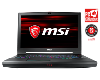 MSI GT75 TITAN-055 17.3" 120Hz 3ms G-sync Extreme Gaming Laptop GTX 1080 8G i7-8750H (6 Cores) 16GB 